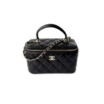 Chanel Vanity Case Bag in Quilted Lambskin